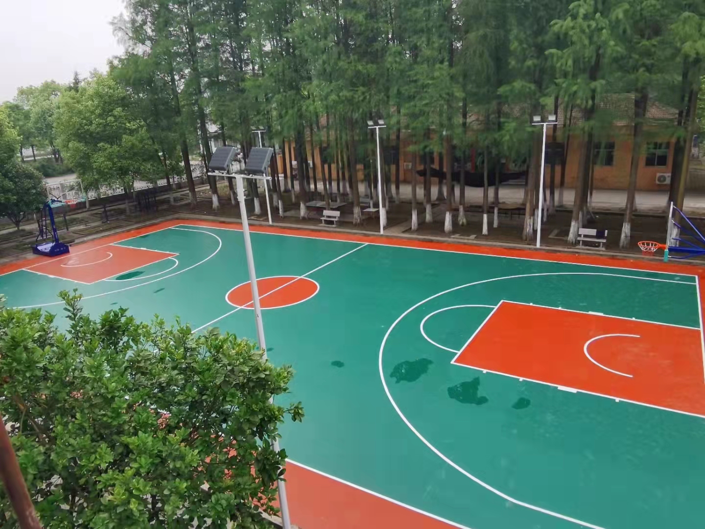 洪湖瞿家灣籃球場